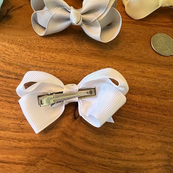 Grosgrain Ribbon Bow x28 Assorted Colors Bundle A - Picture 2 of 8